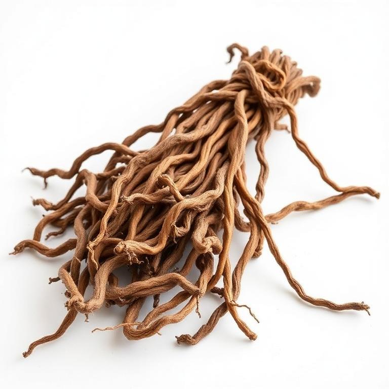 Dried sarsaparilla root, a Semenax ingredient